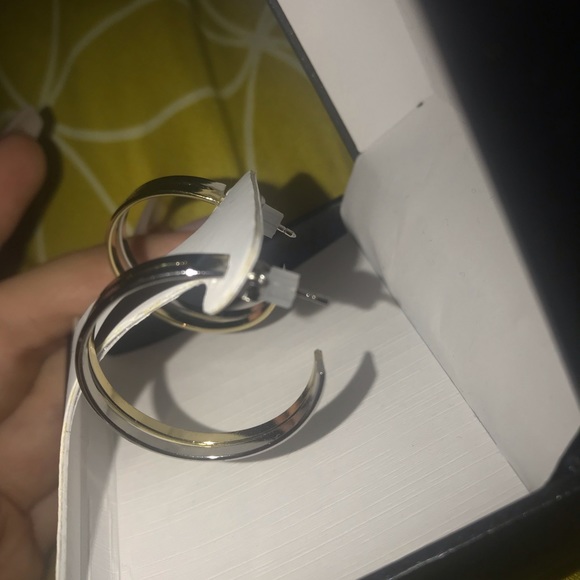 Fine Silver Plate Earrings - Picture 3 of 3